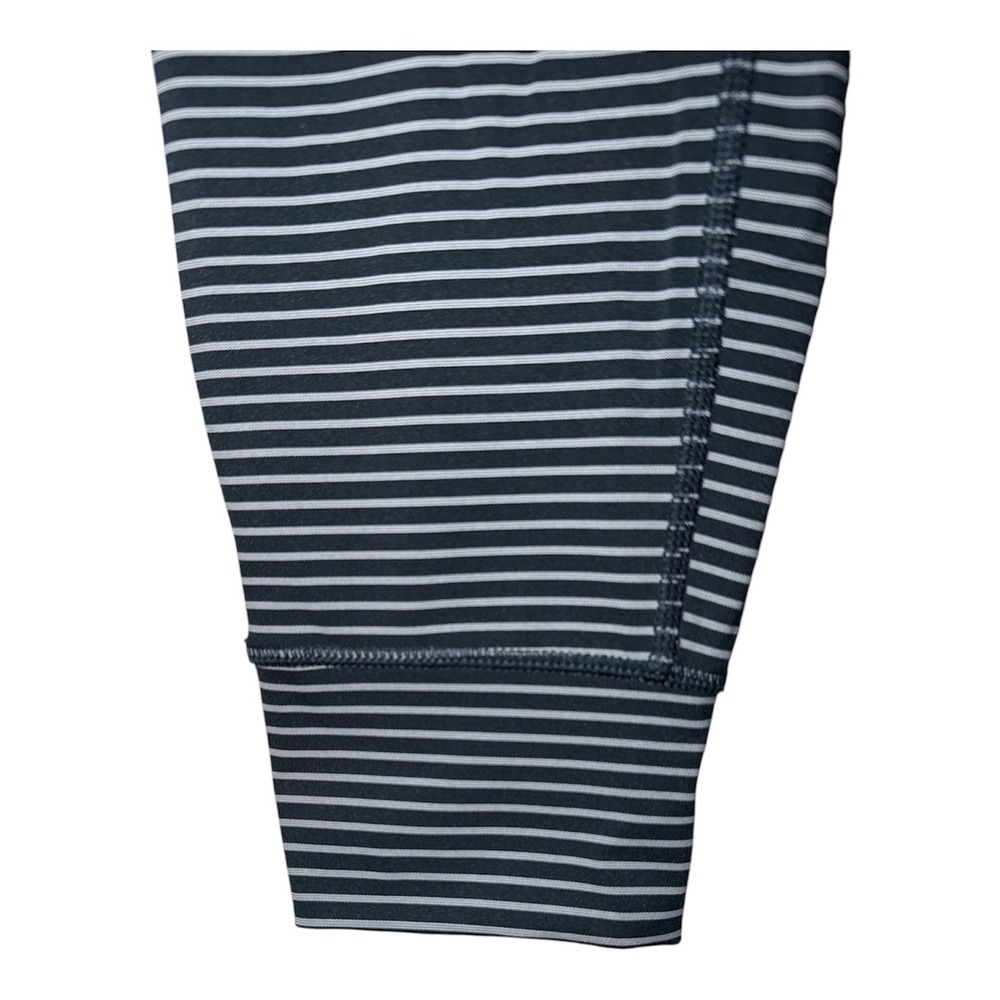 Halara Blue/White Striped Yoga Leggings, XL - Picture 6 of 11